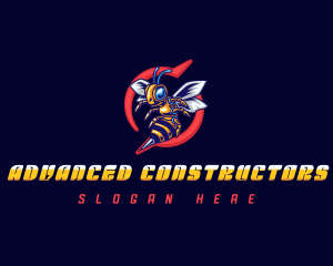 Stinger Insect Hornet  logo design