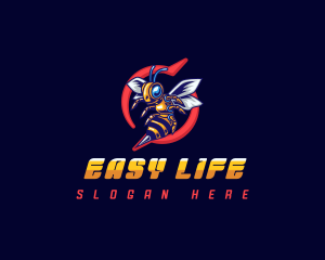 Stinger Insect Hornet  logo design