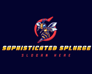 Stinger Insect Hornet  logo design