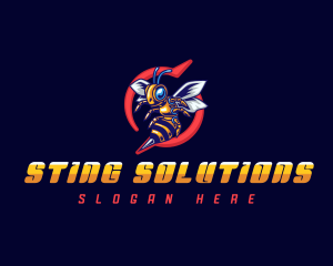 Stinger Insect Hornet  logo design