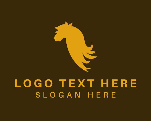 Horse Head logo example 1