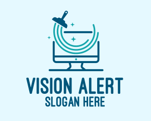 Clean Computer Monitor  logo