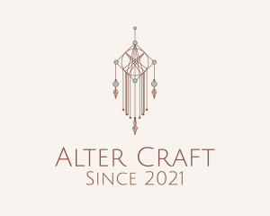 Bohemian Macrame Craft  logo design