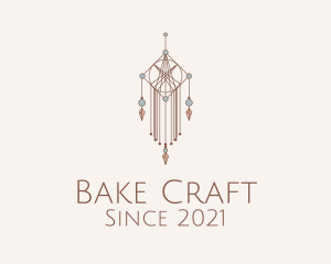 Bohemian Macrame Craft  logo design