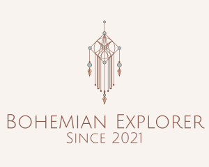 Bohemian Macrame Craft  logo design