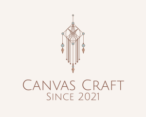 Bohemian Macrame Craft  logo design