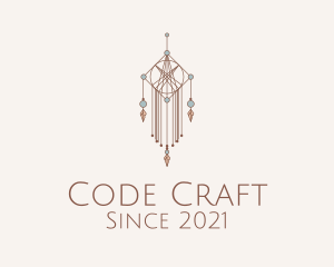 Bohemian Macrame Craft  logo design