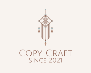 Bohemian Macrame Craft  logo design