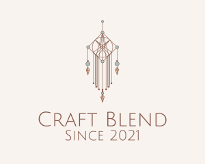 Bohemian Macrame Craft  logo design