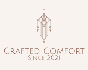 Bohemian Macrame Craft  logo design