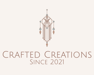 Bohemian Macrame Craft  logo design