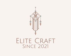 Bohemian Macrame Craft  logo design