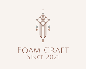 Bohemian Macrame Craft  logo design