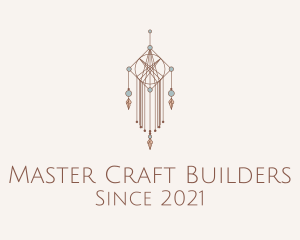 Bohemian Macrame Craft  logo design