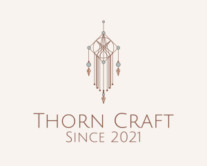 Bohemian Macrame Craft  logo design