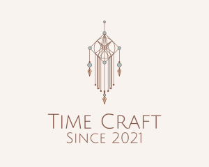 Bohemian Macrame Craft  logo design