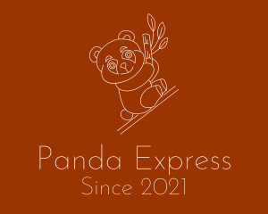Bamboo Baby Panda logo design