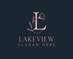 Boutique Floral Letter L logo design