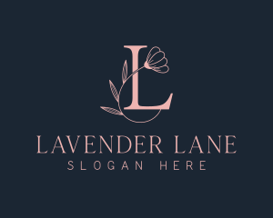 Boutique Floral Letter L logo design