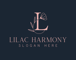 Boutique Floral Letter L logo design