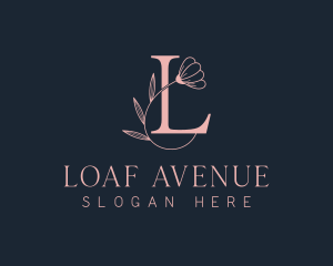 Boutique Floral Letter L logo design