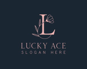 Boutique Floral Letter L logo design