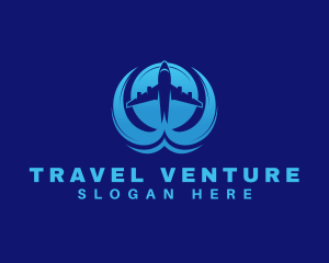 Travel Airplane Trip logo