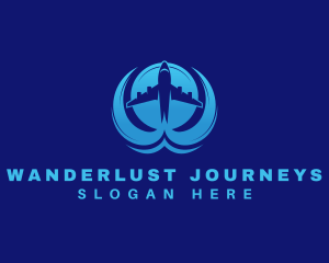 Travel Airplane Trip logo