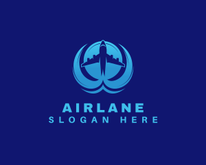 Travel Airplane Trip logo