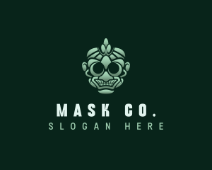Maori Ethnic Mask logo