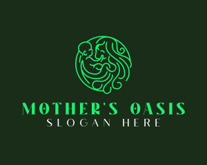 Mother Baby Family logo design