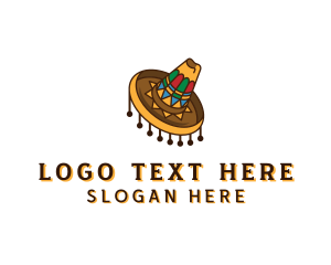 Mexican Sombrero Hat logo