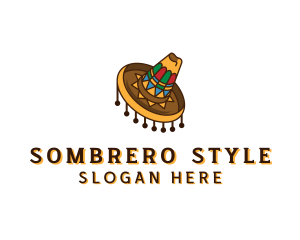 Mexican Sombrero Hat logo