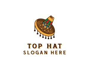 Mexican Sombrero Hat logo