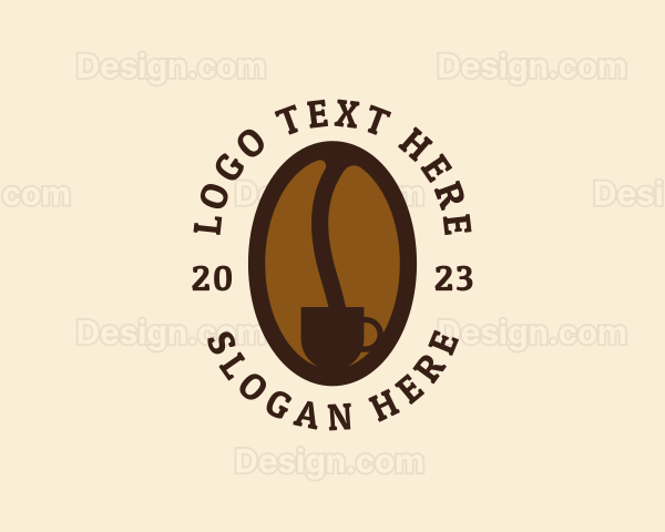 Hot Coffee Cup Logo