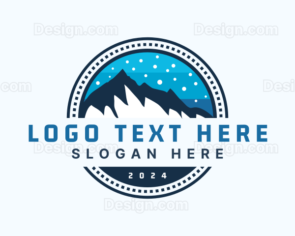 Outdoor Night Mountain Logo