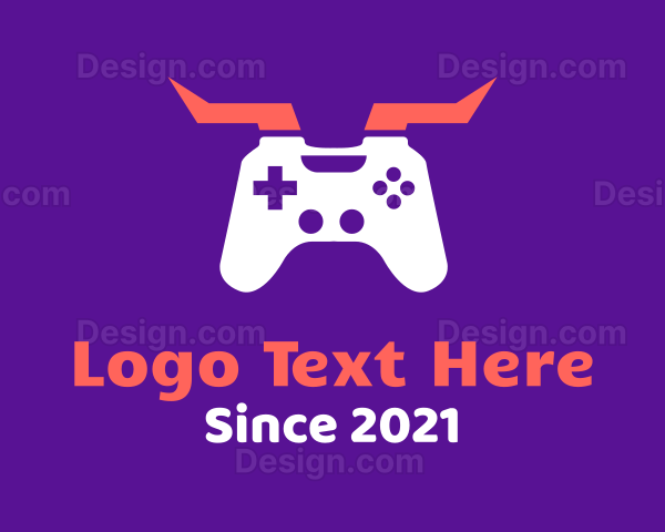 Horned Game Controller Logo