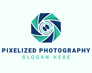 Camera Shutter Photography logo design