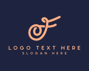 Lettermark - Luxurious Cursive Lettermark logo design