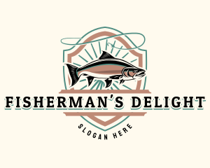 Fisherman Hook Seafood logo design