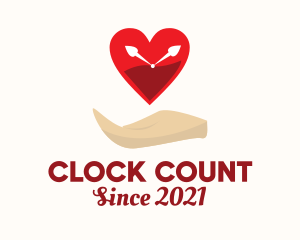 Heart Clock Foundation logo design