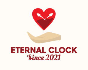 Heart Clock Foundation logo design