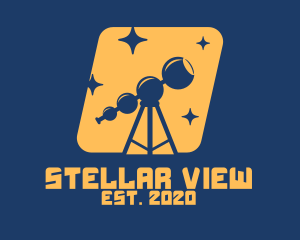 Orange Stars Telescope  logo