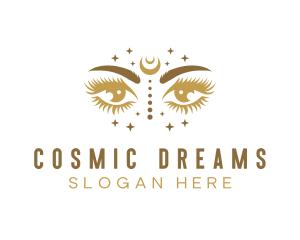 Mystical Cosmic Eyes logo design