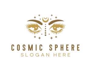 Mystical Cosmic Eyes logo design