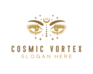 Mystical Cosmic Eyes logo design