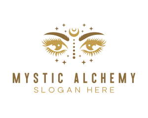 Mystical Cosmic Eyes logo design