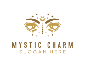 Mystical Cosmic Eyes logo design