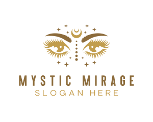 Mystical Cosmic Eyes logo design