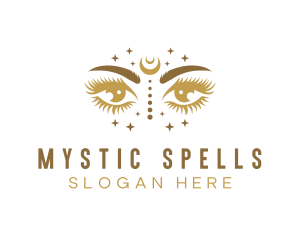 Mystical Cosmic Eyes logo design